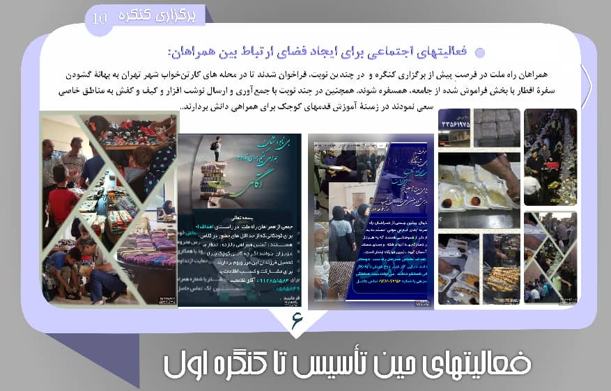 برگزاری کنگره 6